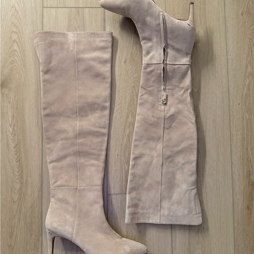Sam Edelman Beige Over the Knee Boots NWOB
